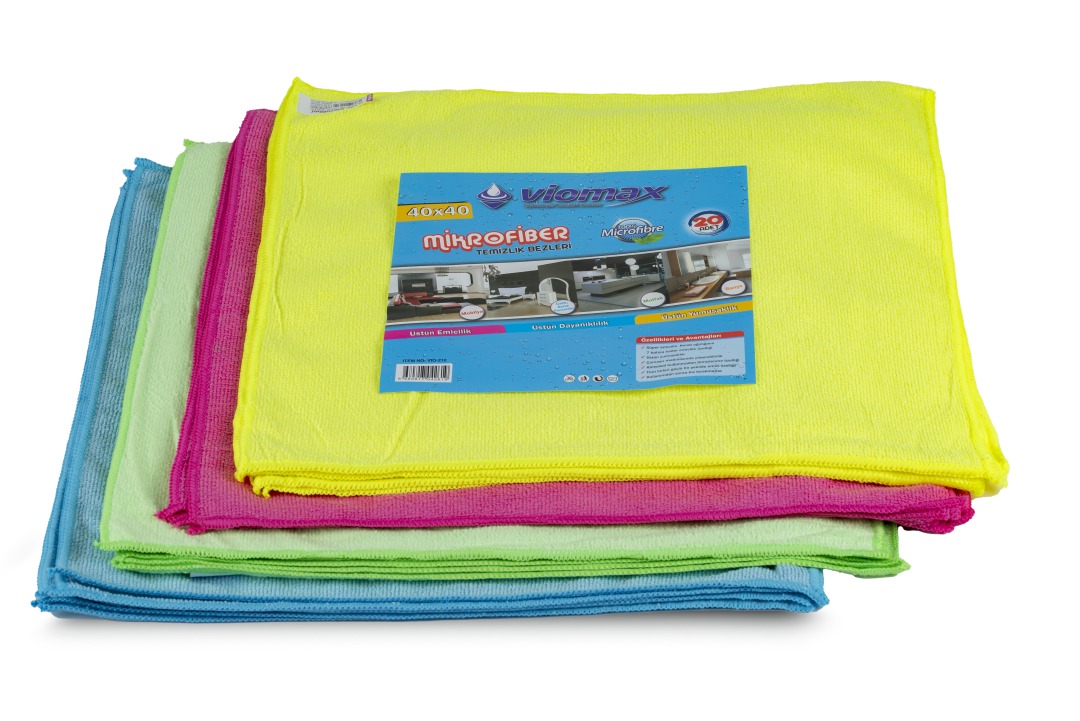 Mikrofiber Temizlik Bezi 40*40 CM ECO (20'Li) - Jumbo