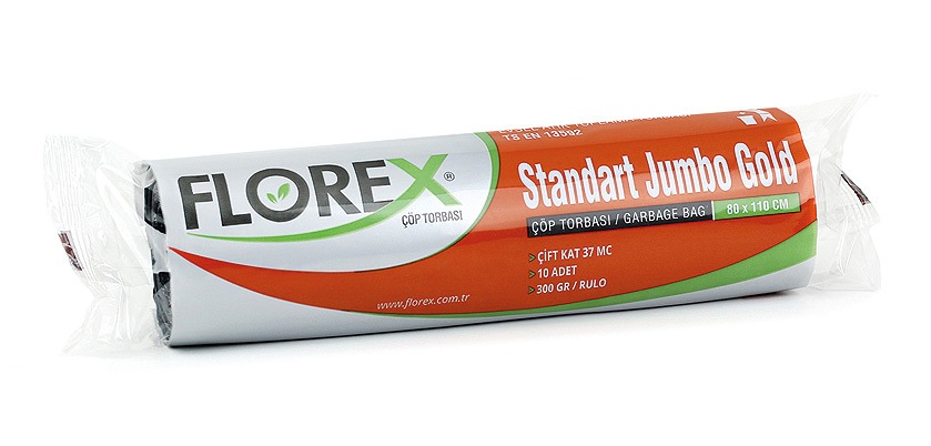 Klasik Seri Standart Jumbo Çöp Torbası Gold Yıldız Katlama Kod 512