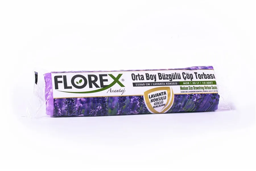 Lavanta Kokulu Büzgülü Orta Boy Çöp Torbası Kod 403
