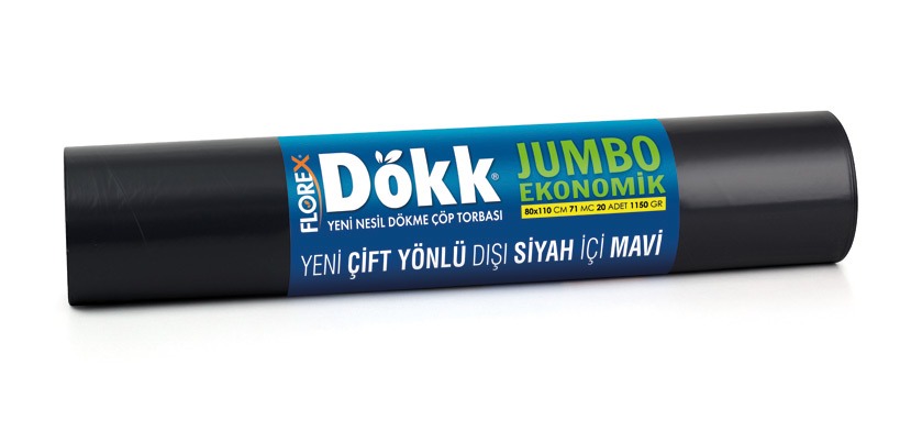 Yeni Nesil Dökme Çöp Torbası Jumbo Ekonomik V Katlama Kod 619