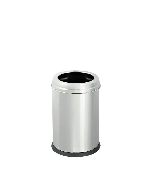 PASLANMAZ ÇEMBERLİ ÇÖP KOVASI 8 LT