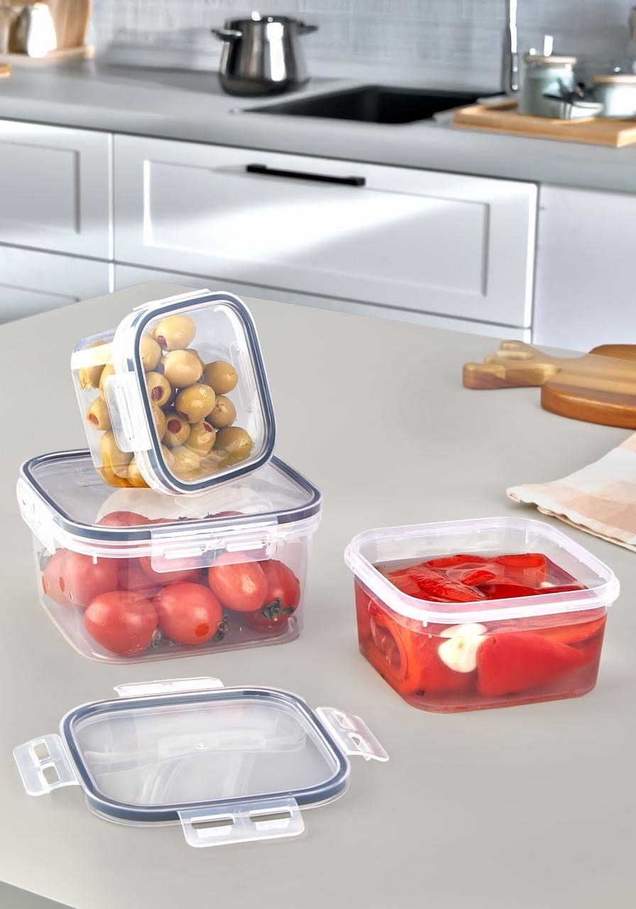 SMART KİLİTLİ SAKLAMA KABI 3 LÜ SET
