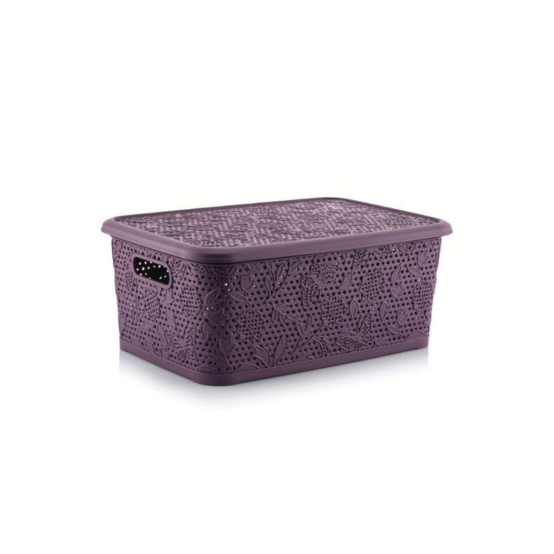 Dantel Kapaklı Kutu (15 Lt.)