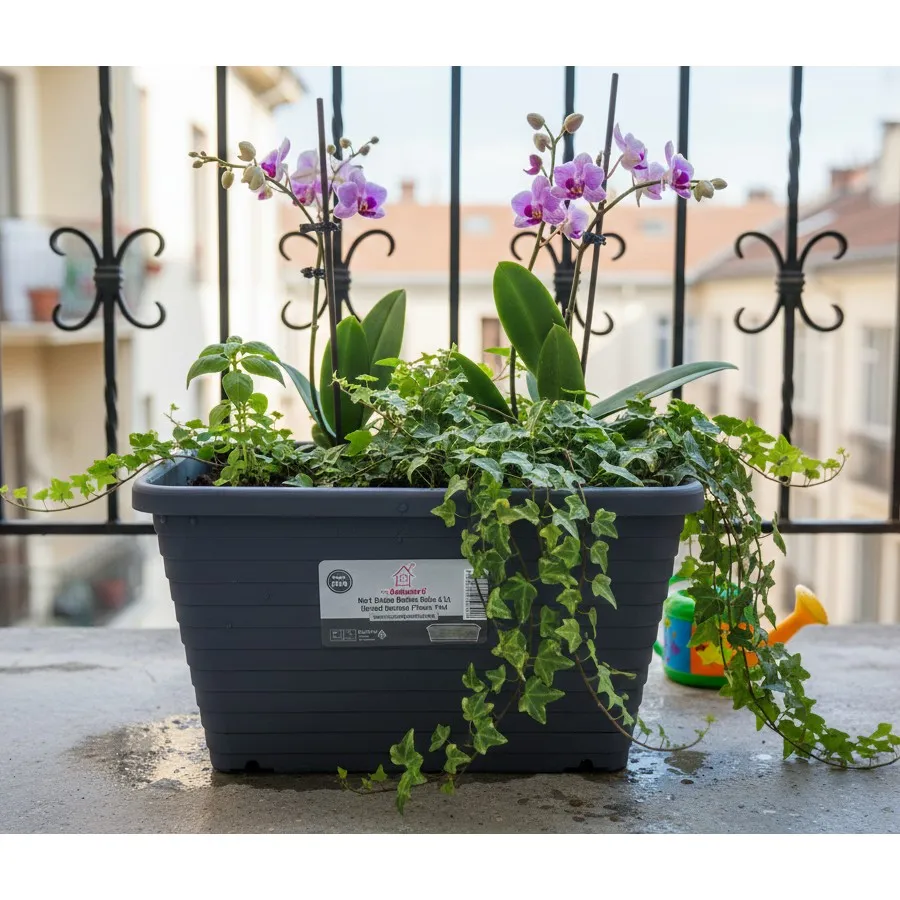 NO:1 ORKİDE BALKON SAKSI 6 LT