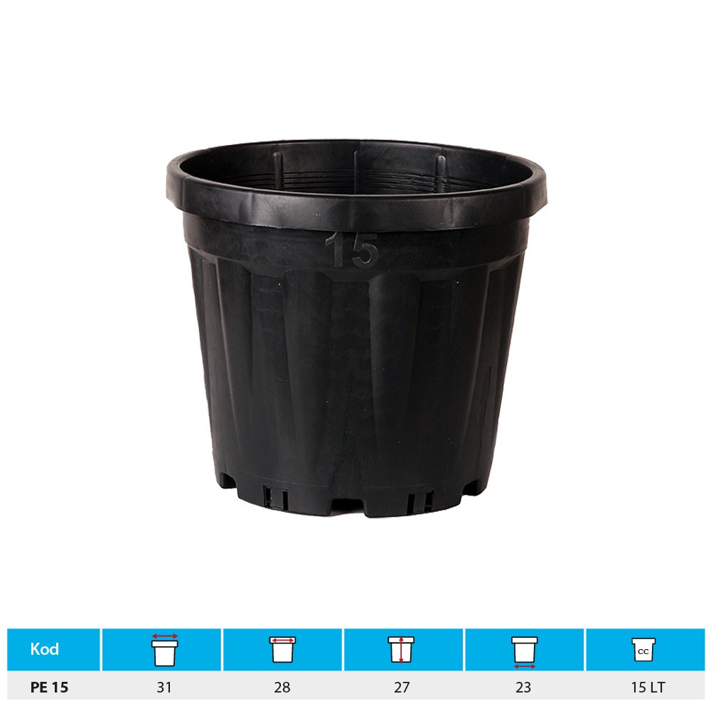 15 Lt Saksı