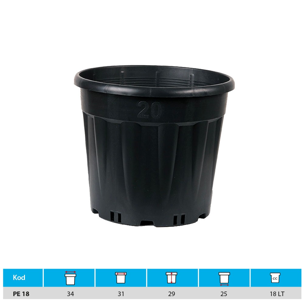 20 Lt Saksı