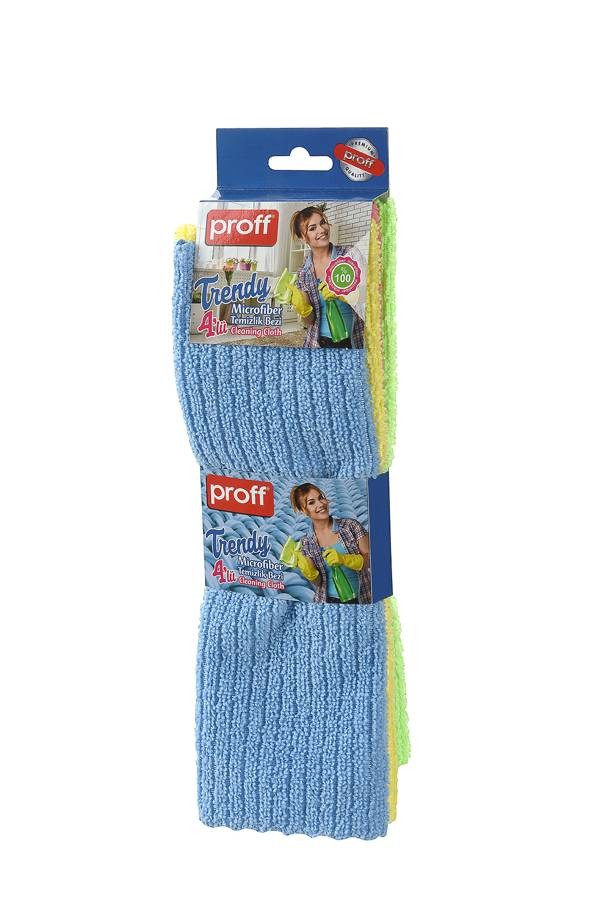 Trendy Mikrofiber Temizlik Bezi 4lü (29*31 cm)