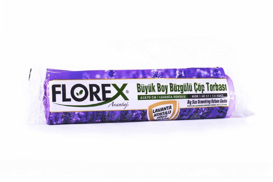 Lavanta Kokulu Büzgülü Büyük Boy Çöp Torbası (Avantaj Seri)