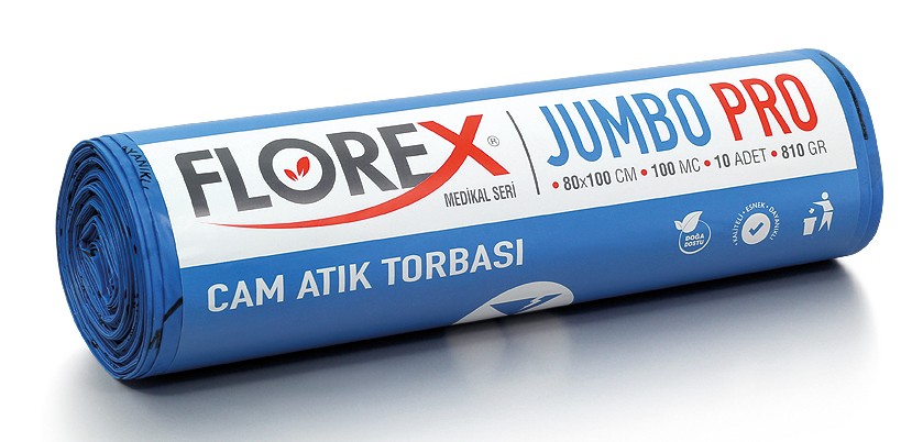 Cam Atık Baskılı Jumbo Pro Çöp Torbası