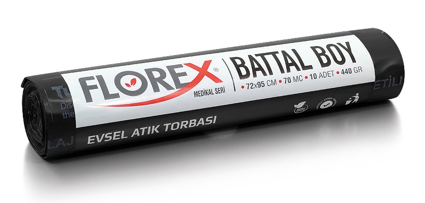 Evsel Atık Baskılı Battal Boy