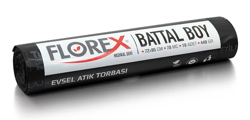 Evsel Atık Baskılı Battal Boy