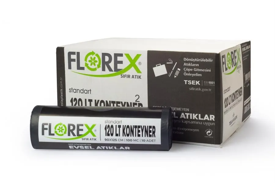 Evsel Atık Torbası Standart 120lt Konteyner