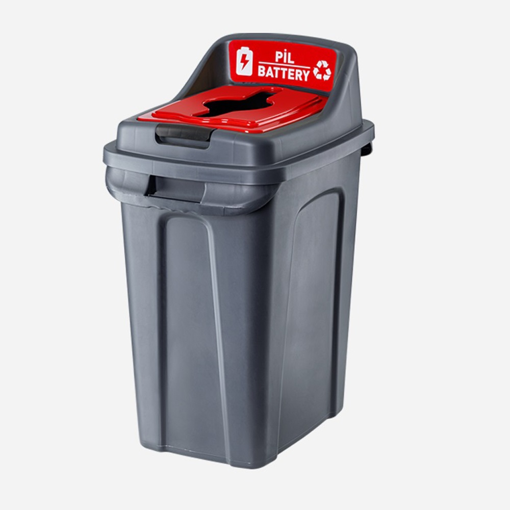 PLANET Geri Dönüşüm Çöp Kovası Mix Kapak 70L