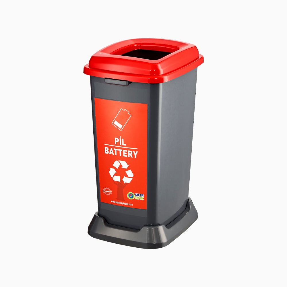 PLANET Yeni Recycler Geri Dönüşüm Çöp Kovası 70L