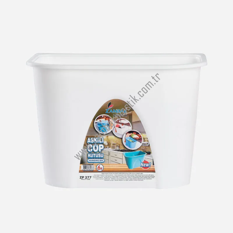 Askılı Çöp Kutusu 6 LT.